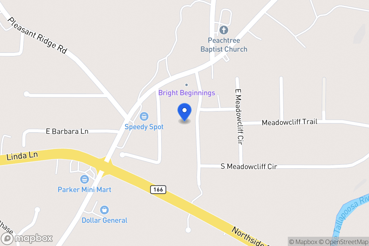 Map of 55 W Meadowcliff Cir