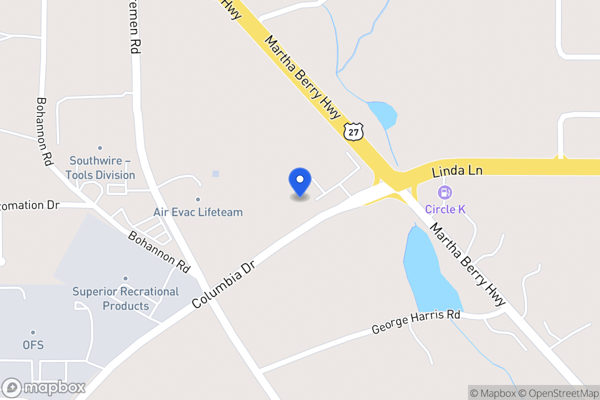 Map of 1068 Columbia Dr