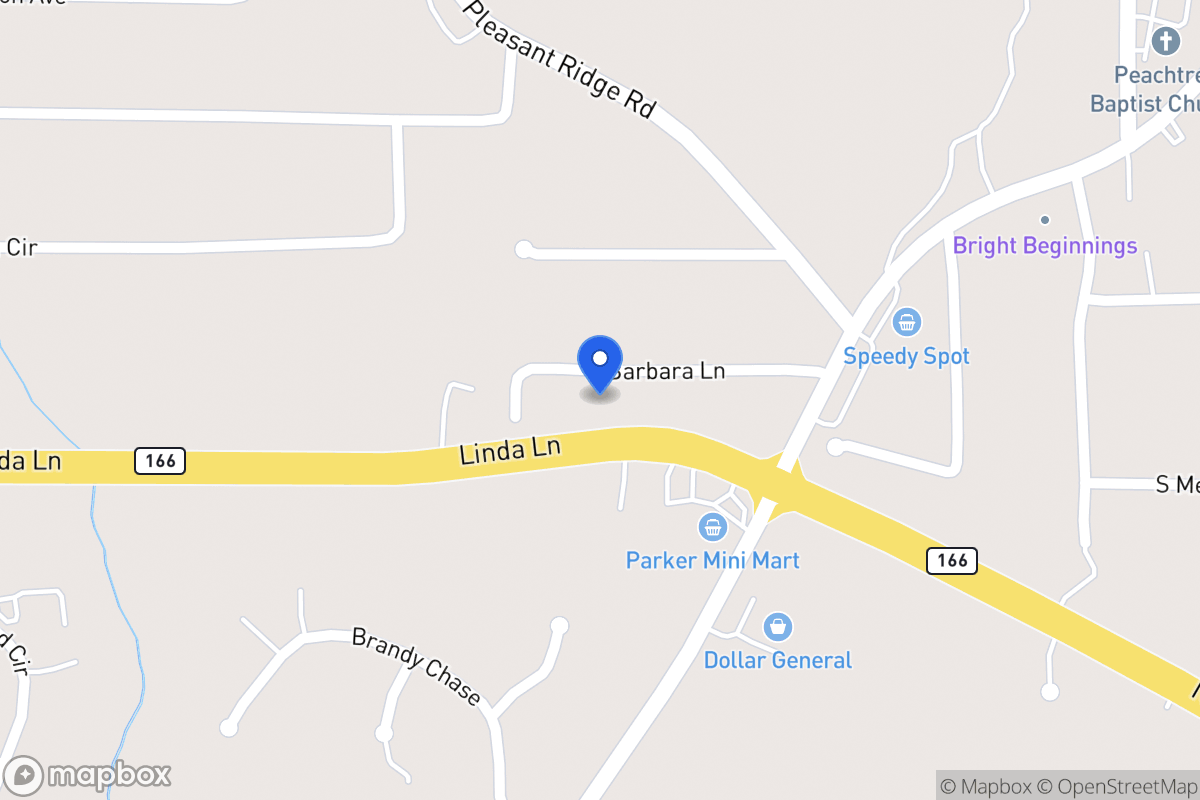 Map of 70 E Barbara Ln