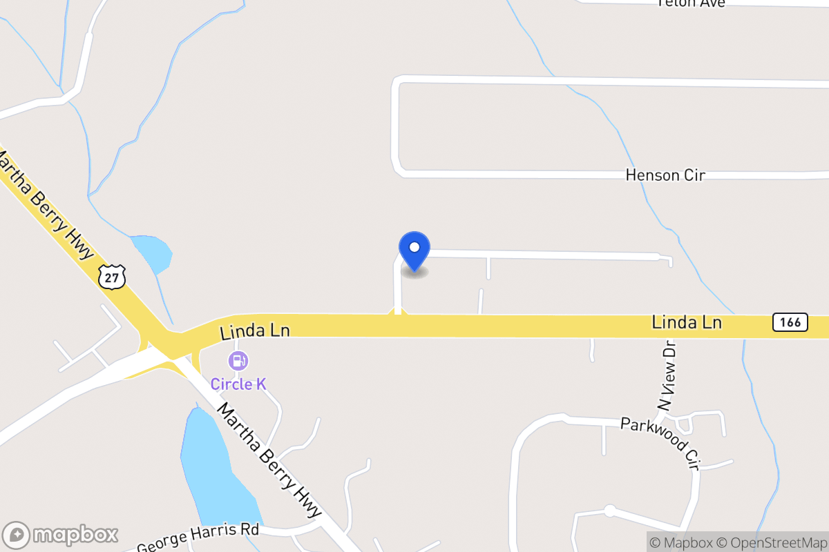 Map of 390 W Barbara Ln