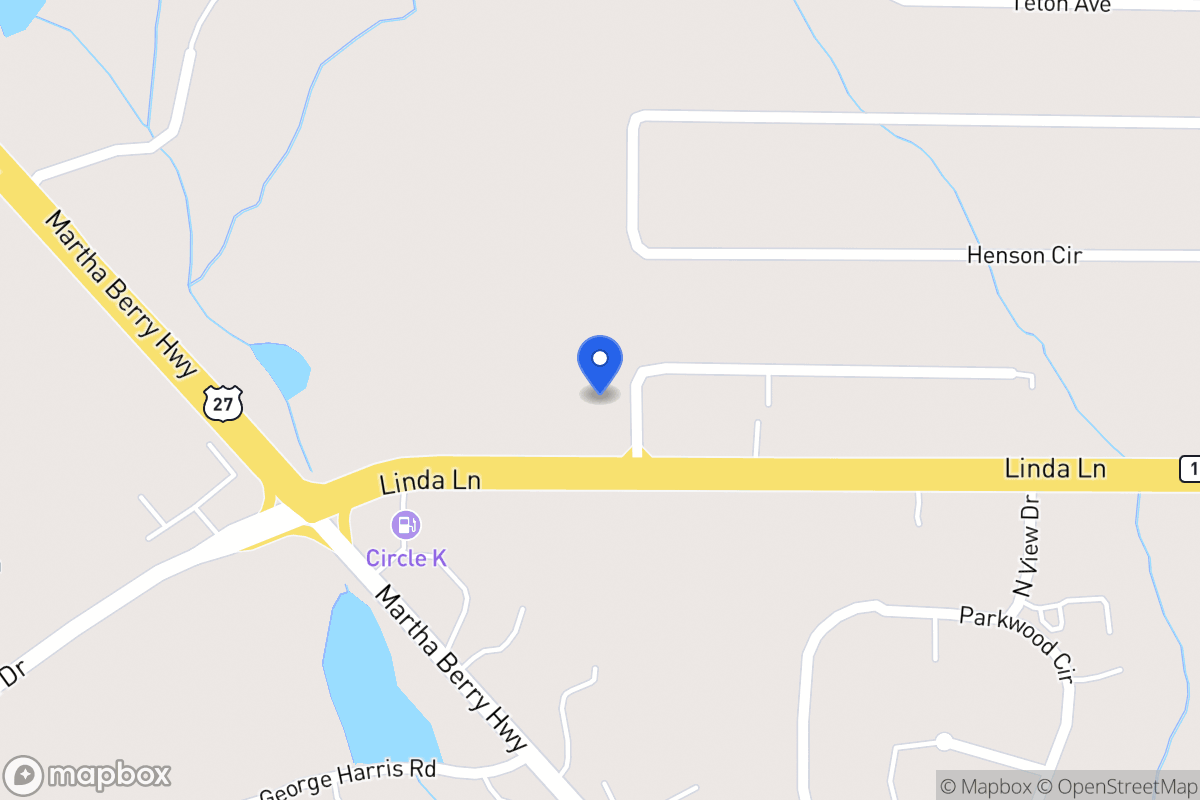 Map of 415 W Barbara Ln