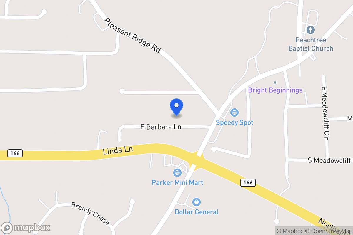 Map of 35 E Barbara Ln