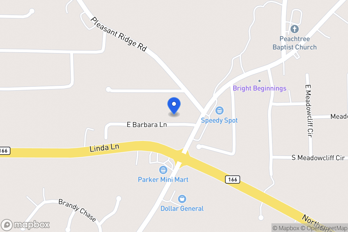 Map of 25 E Barbara Ln