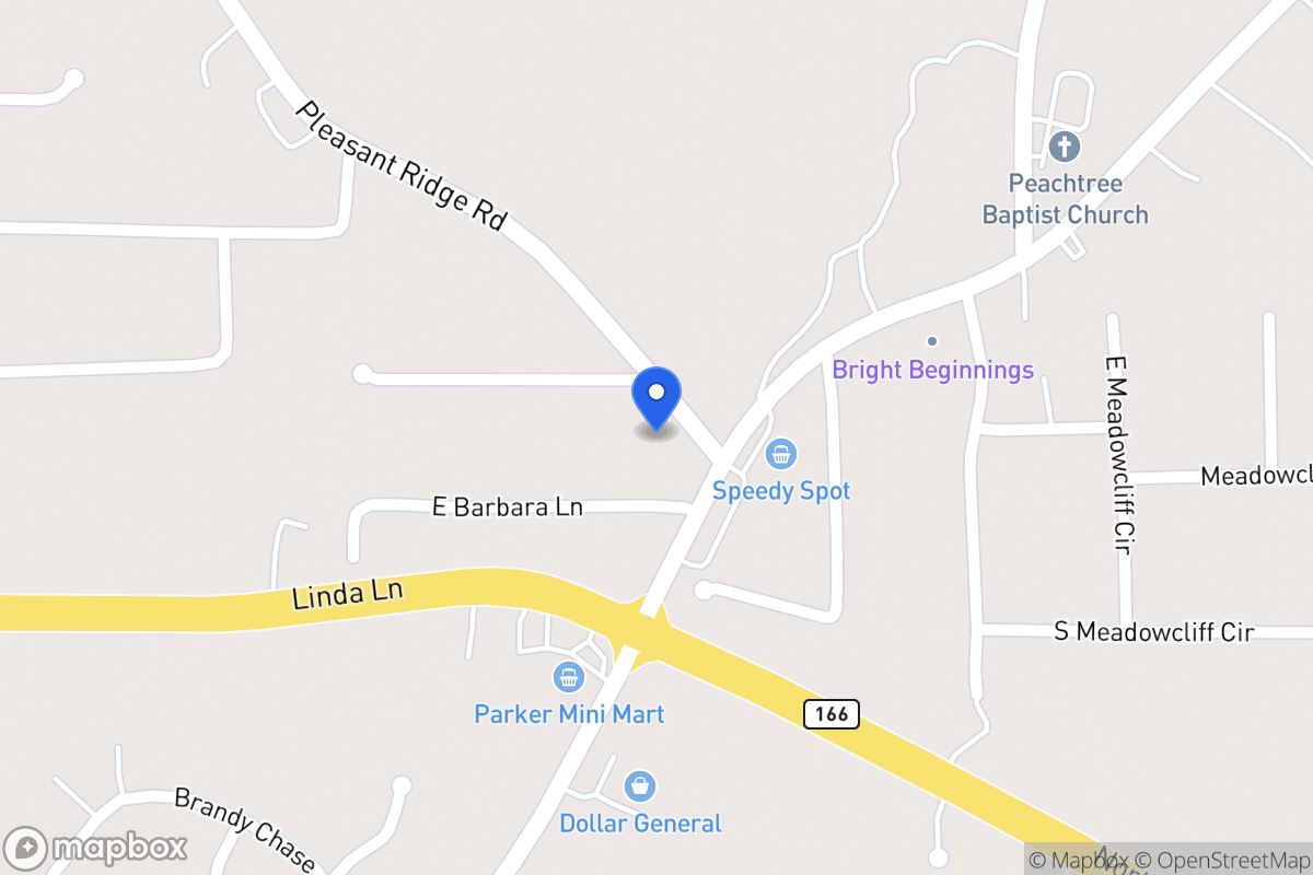 Map of 14 Pleasant Ridge Church Rd