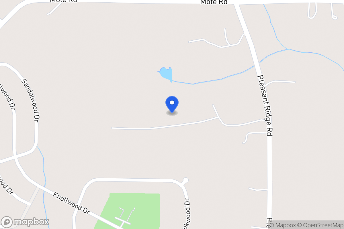 Map of 444 Pleasant Ridge Church Rd