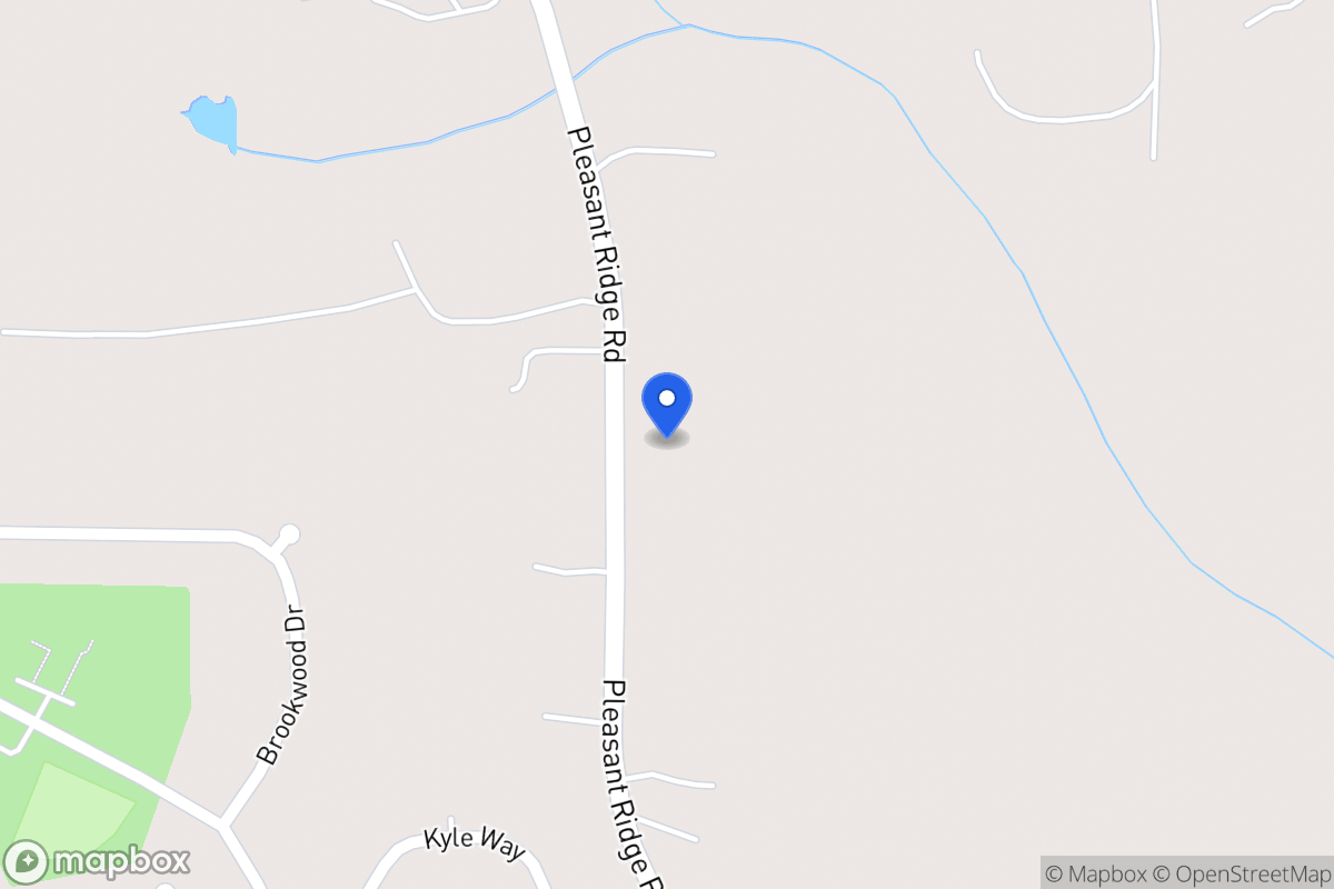 Map of 421 Pleasant Ridge Church Rd