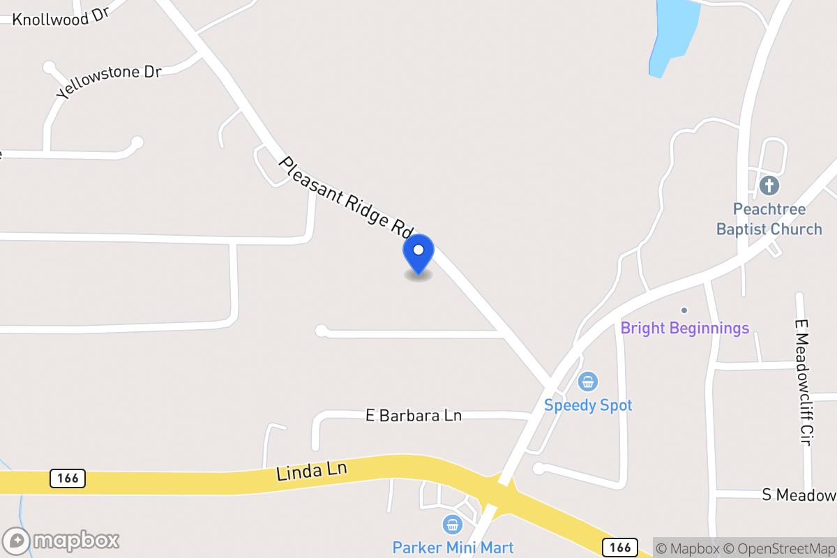 Map of 80 Pleasant Ridge Church Rd