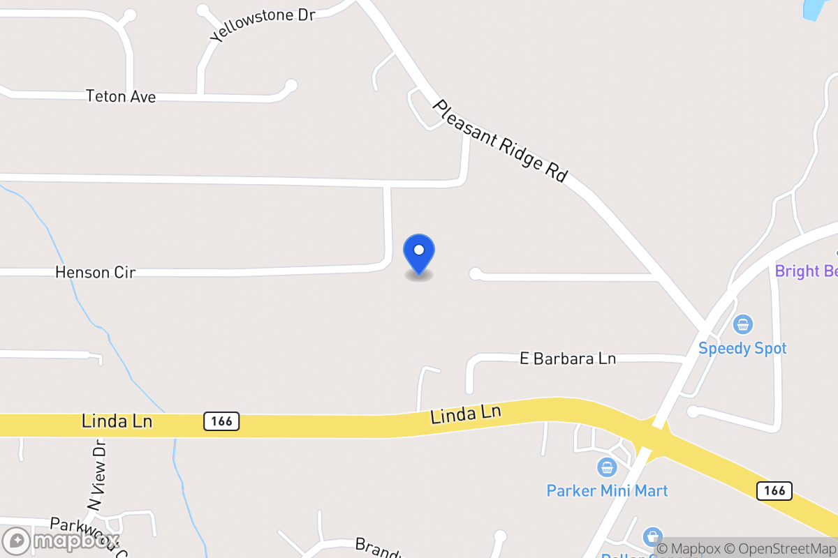 Map of 615 Henson Cir