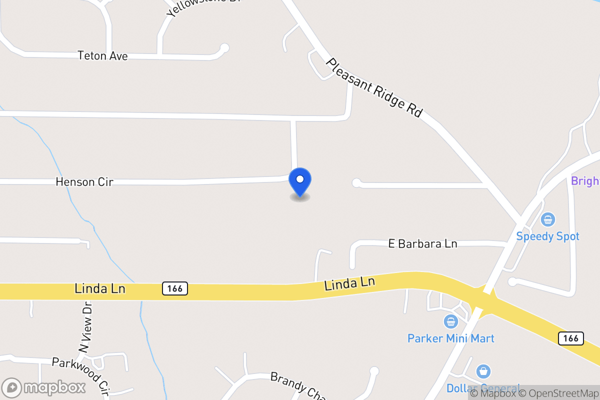 Map of 605 Henson Cir
