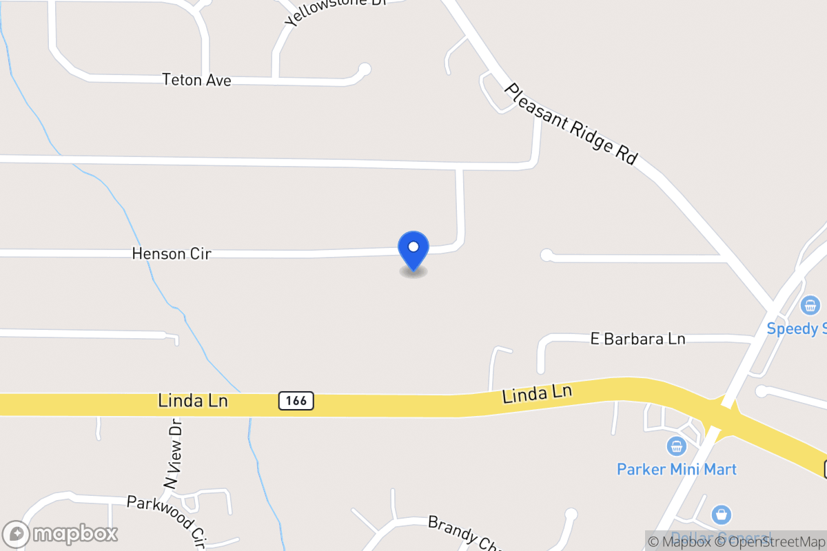 Map of 585 Henson Cir