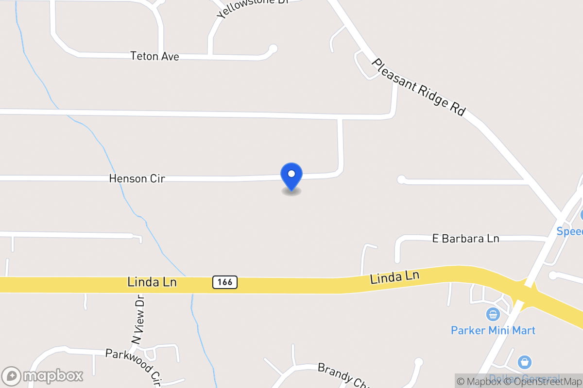 Map of 575 Henson Cir
