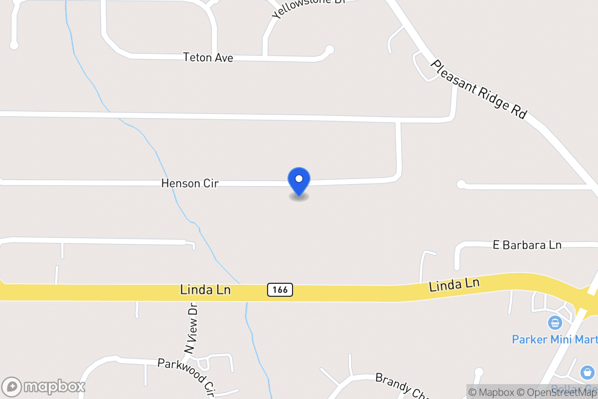 Map of 545 Henson Cir