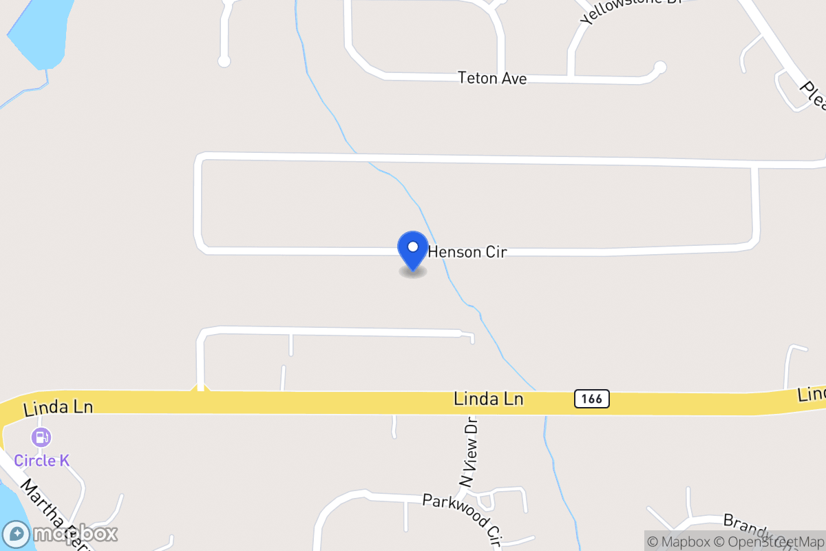 Map of 455 Henson Cir