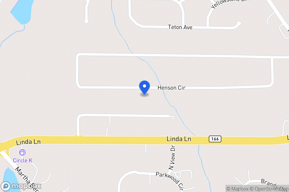 Map of 445 Henson Cir