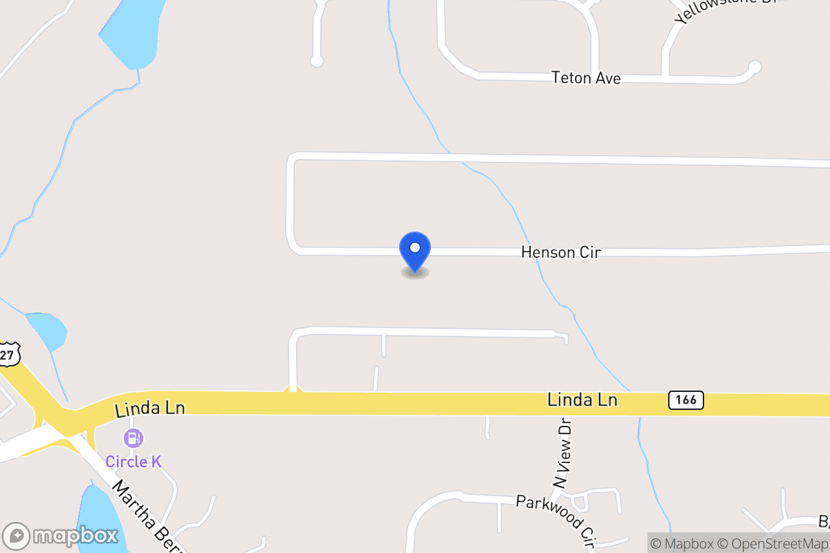 Map of 415 Henson Cir