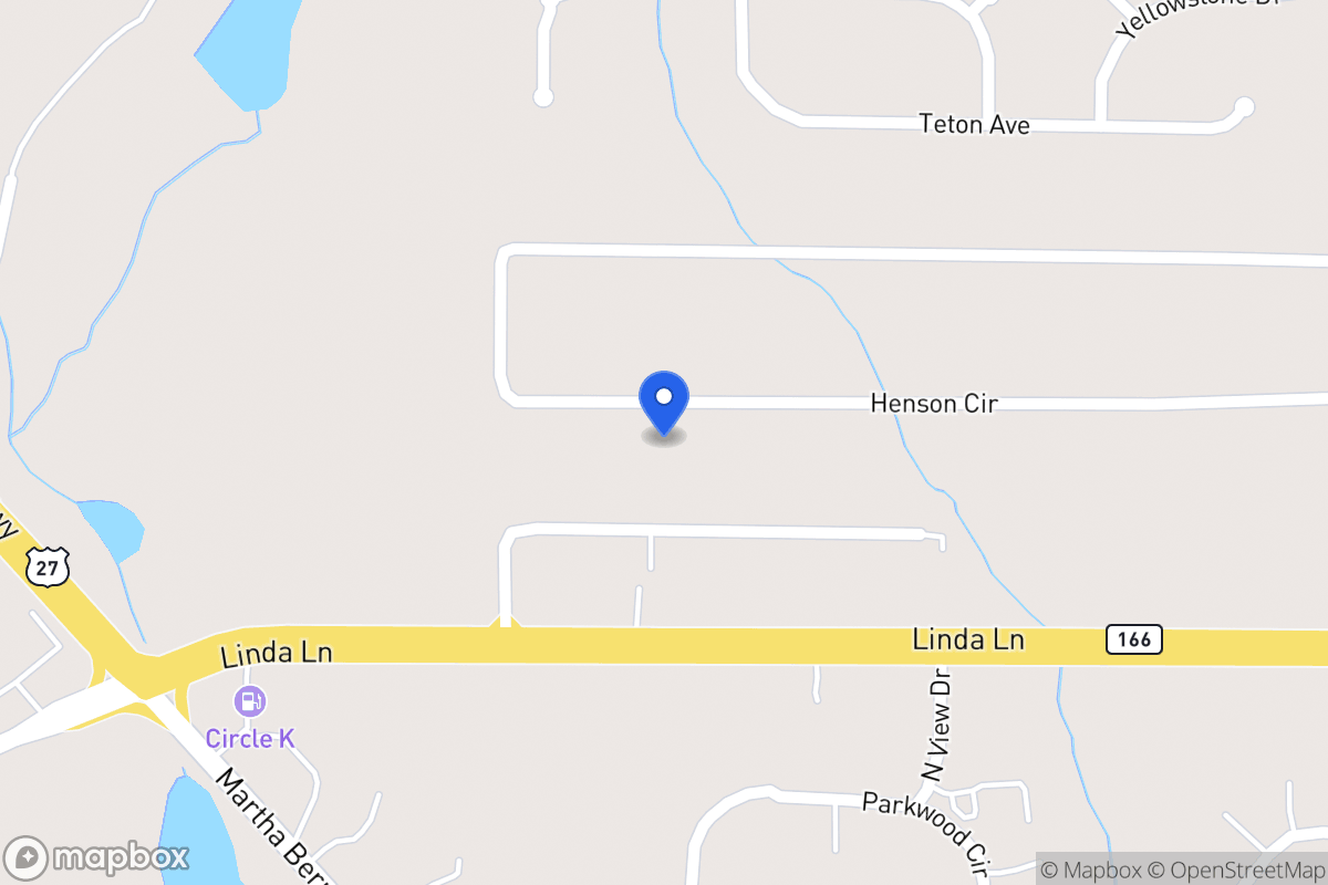 Map of 405 Henson Cir