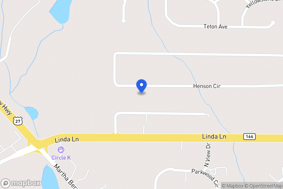 Map of 395 Henson Cir