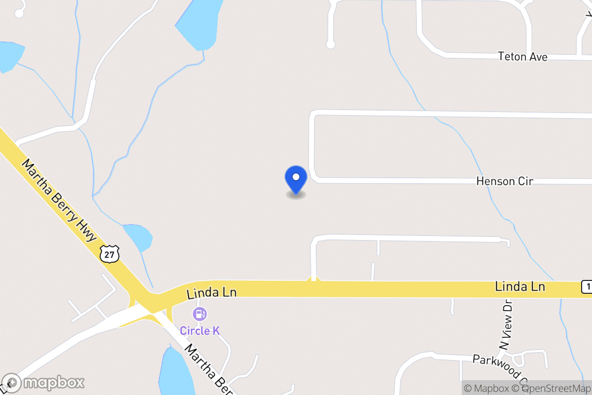 Map of 355 Henson Cir