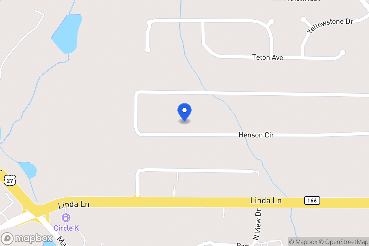 Map of 410 Henson Cir