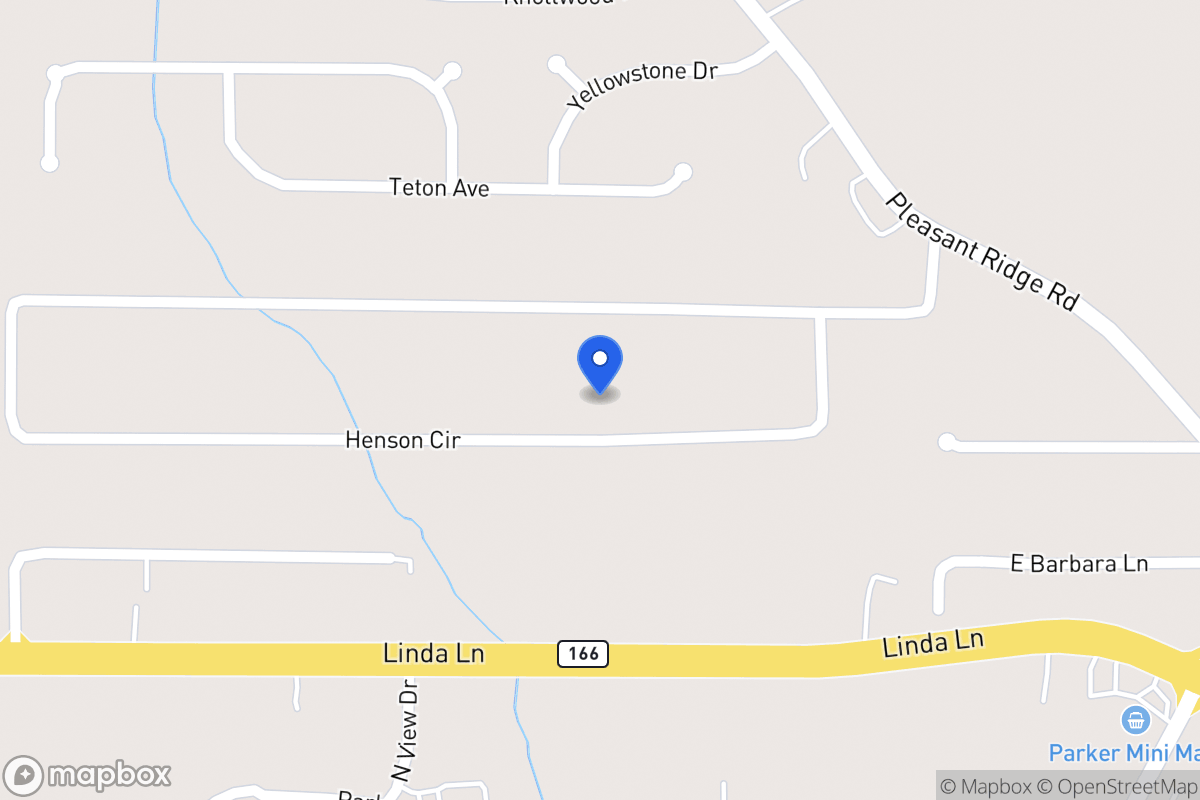 Map of 540 Henson Cir