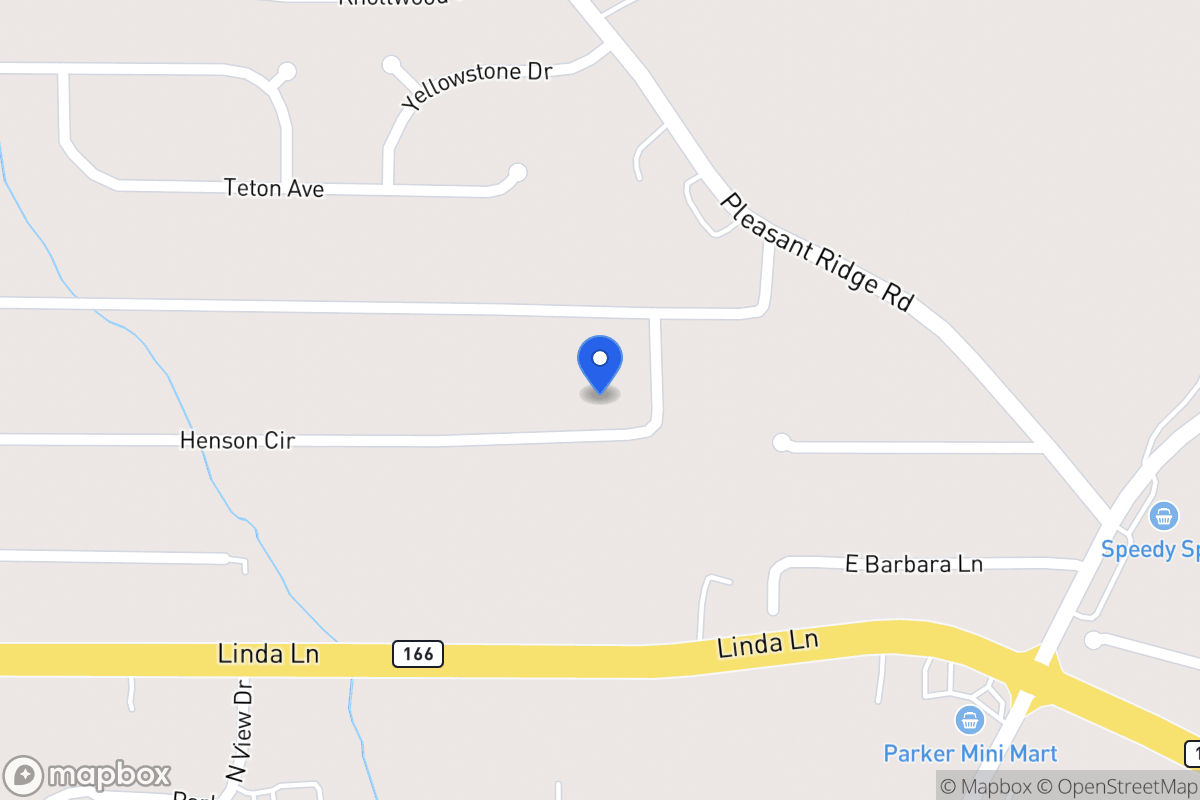 Map of 590 Henson Cir
