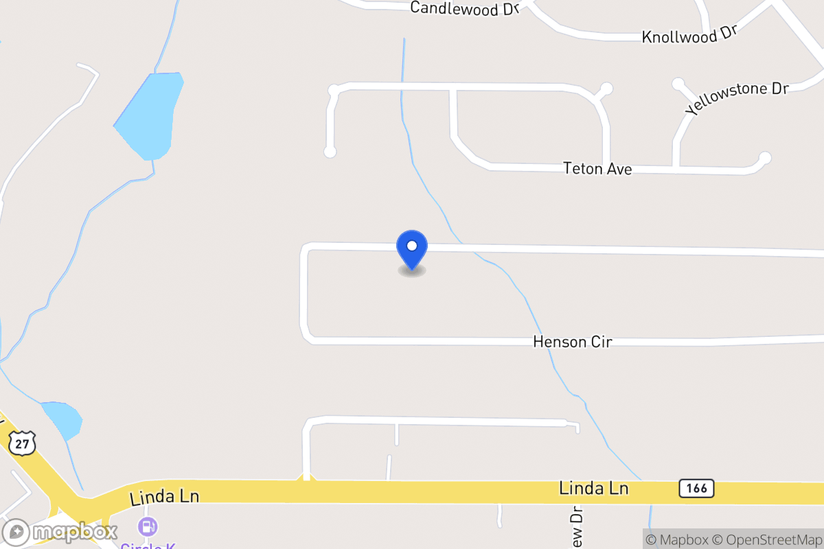 Map of 242 Henson Cir