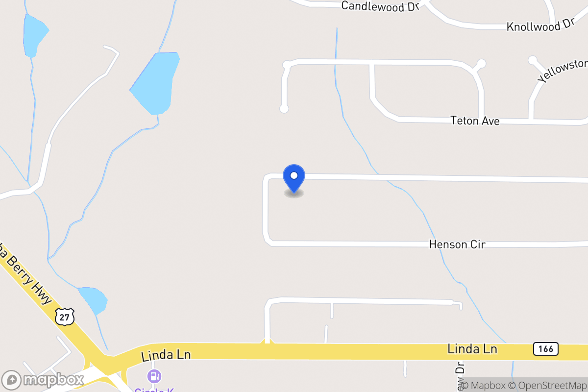 Map of 280 Henson Cir