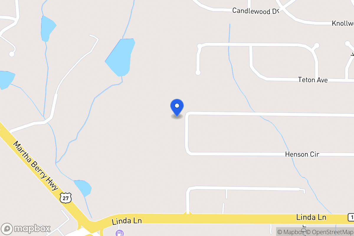 Map of 315 Henson Cir