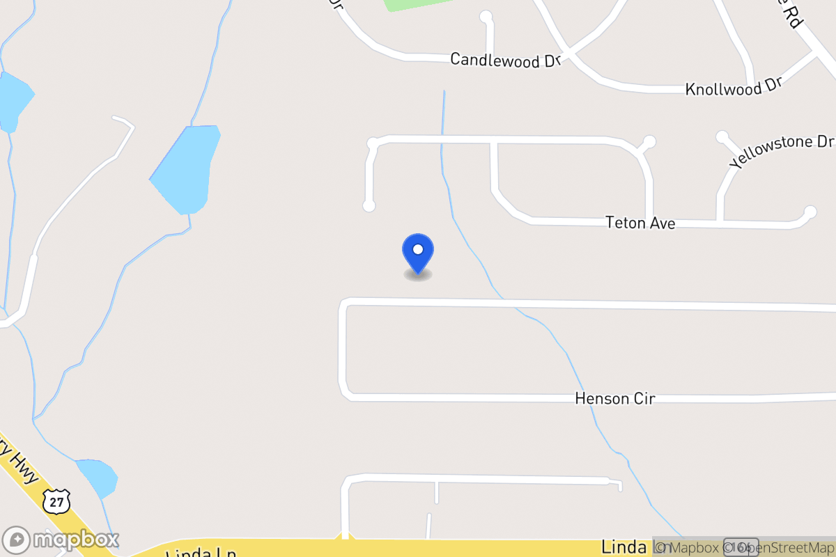 Map of 265 Henson Cir