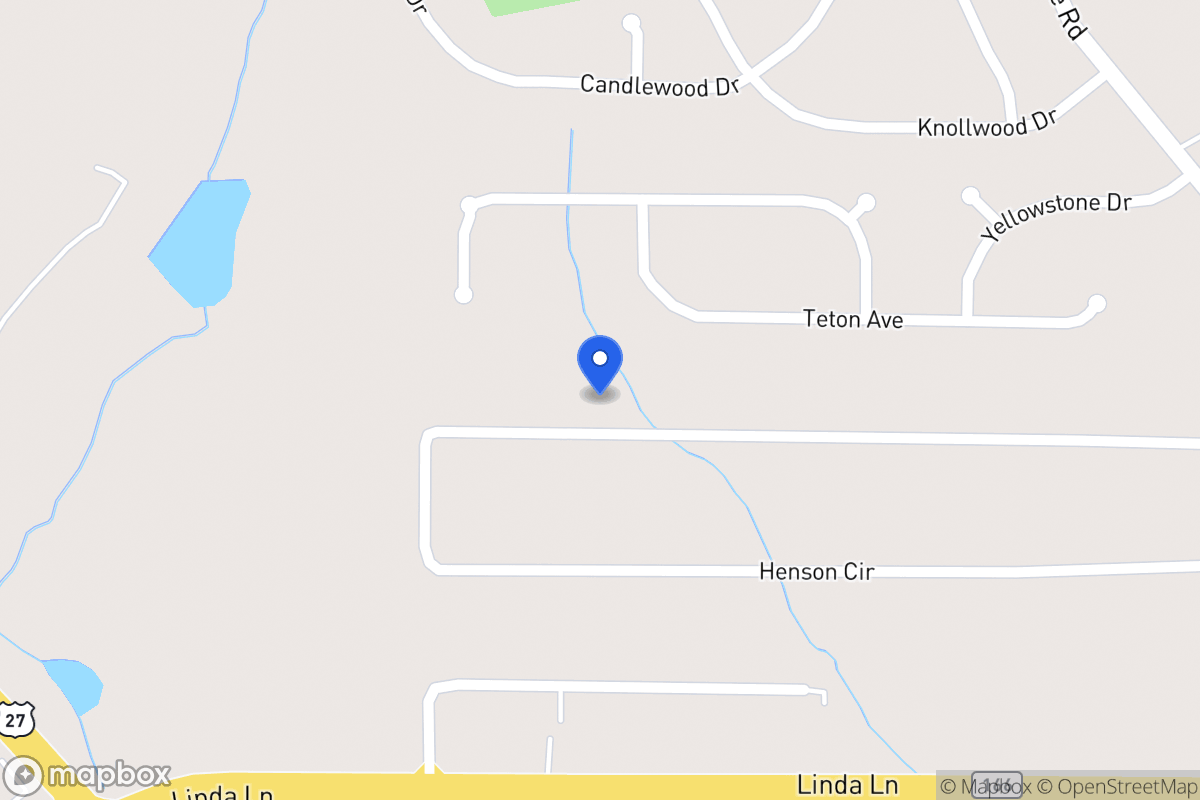 Map of 245 Henson Cir
