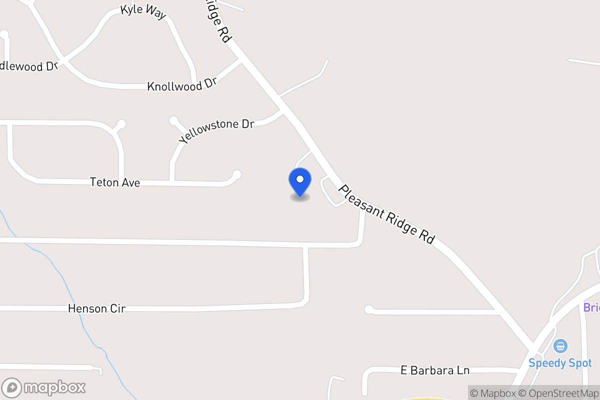 Map of 166 Pleasant Ridge Church Rd