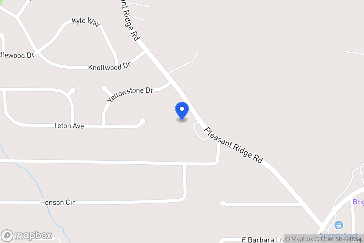Map of 182 Pleasant Ridge Church Rd