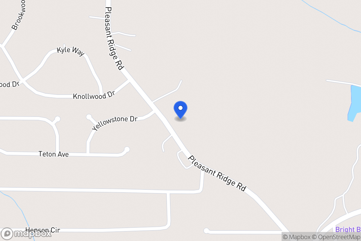 Map of 213 Pleasant Ridge Church Rd