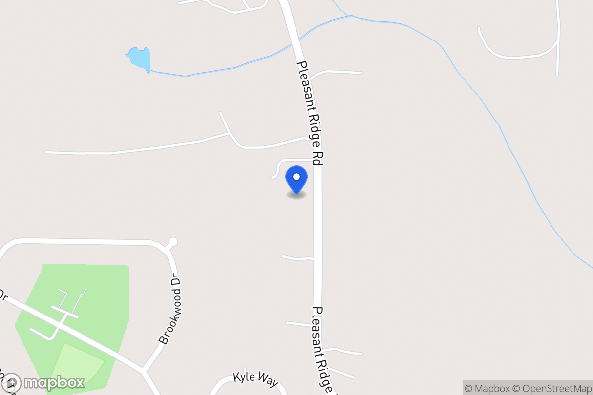 Map of 430 Pleasant Ridge Church Rd