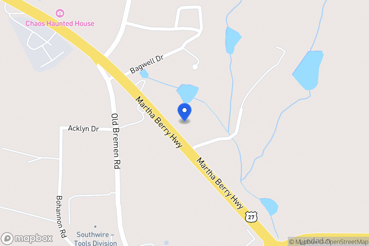 Map of 2073 N 27 Hwy