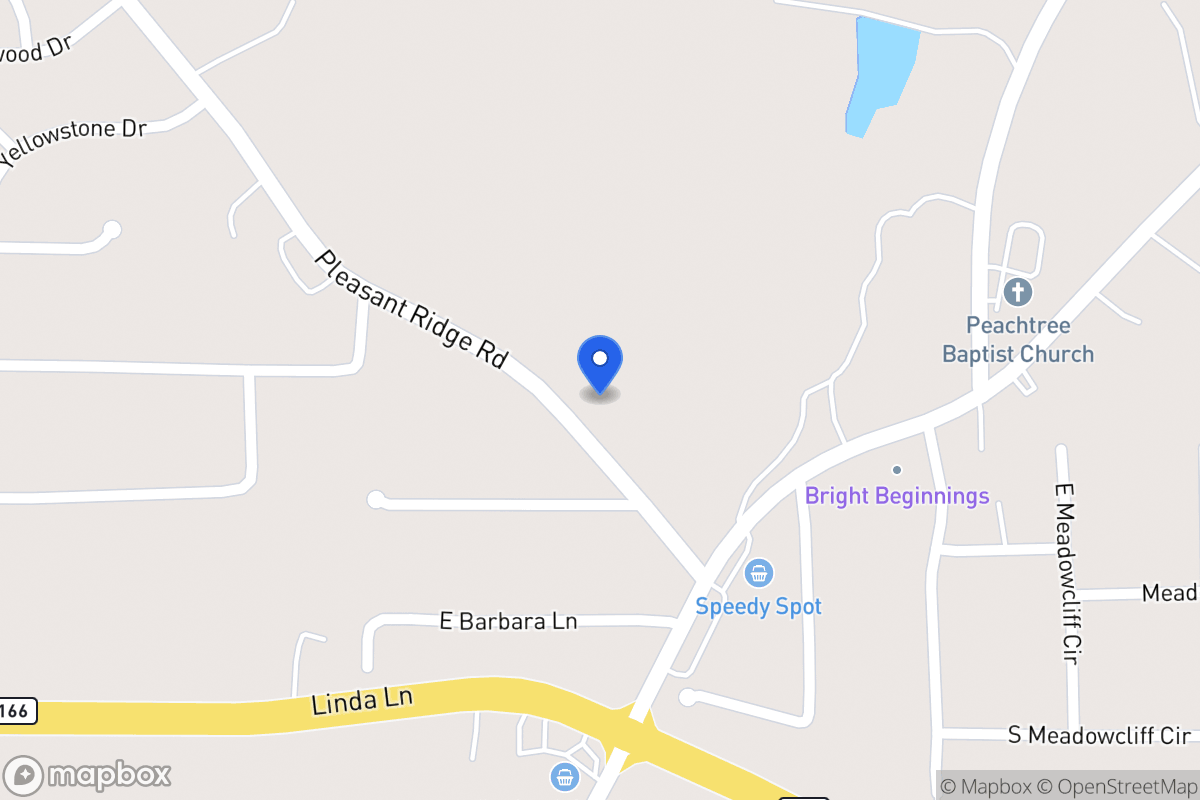 Map of 65 Pleasant Ridge Church Rd
