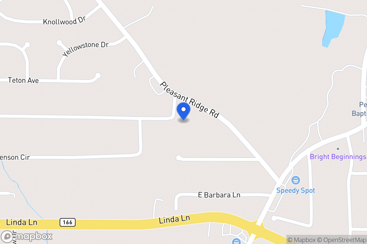 Map of 120 Pleasant Ridge Church Rd
