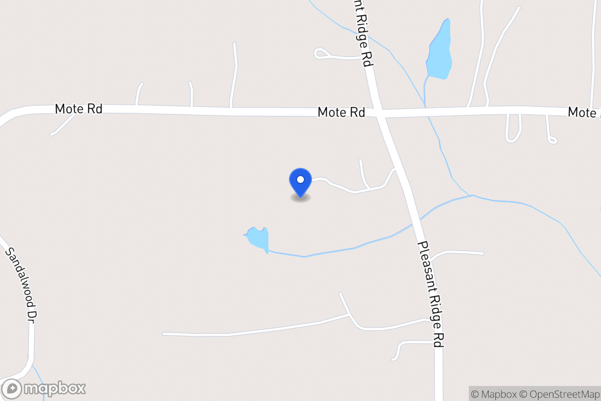 Map of 560 Pleasant Ridge Church Rd
