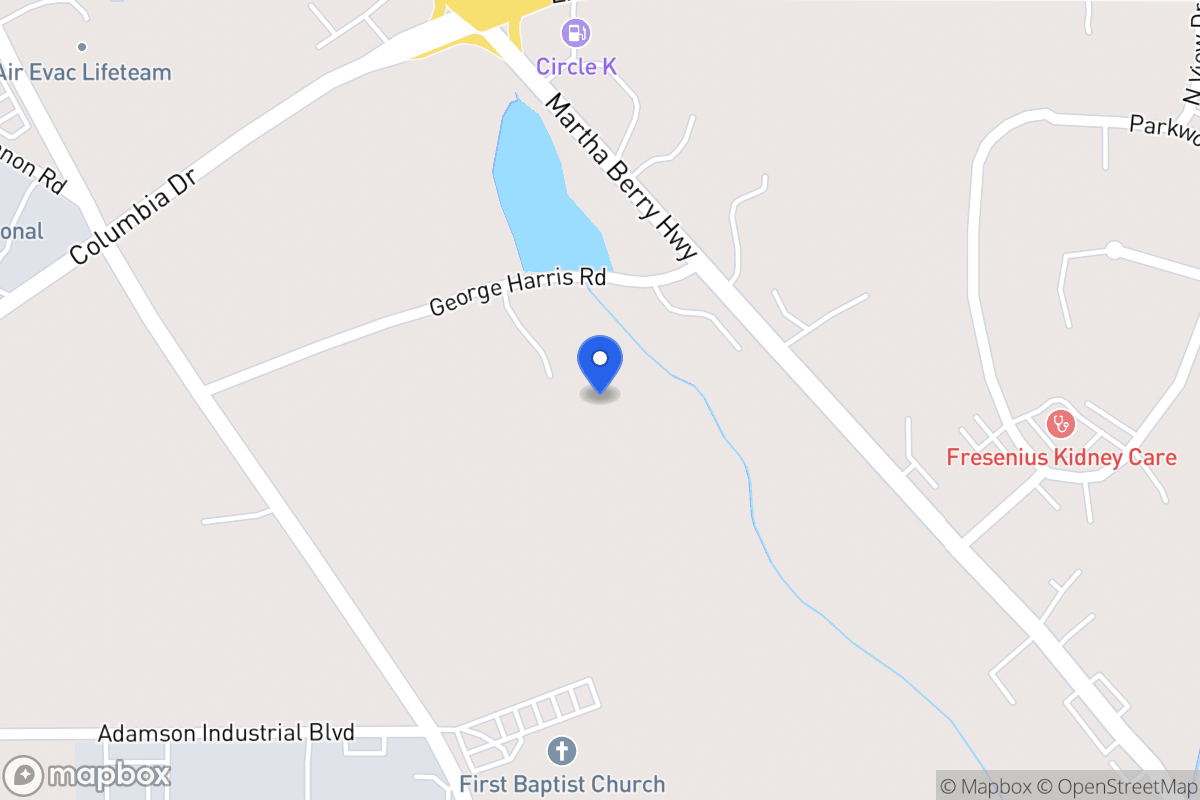 Map of 66 George Harris Rd