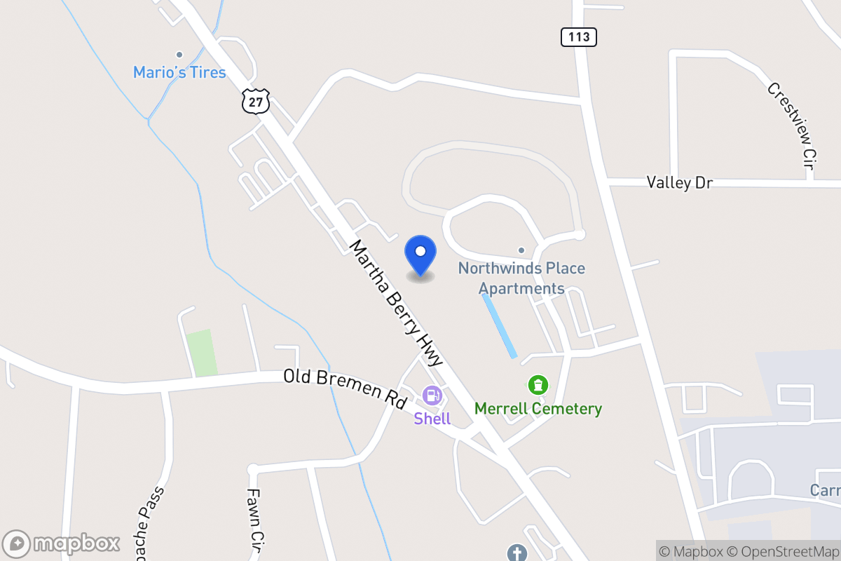 Map of 1441 N Park St