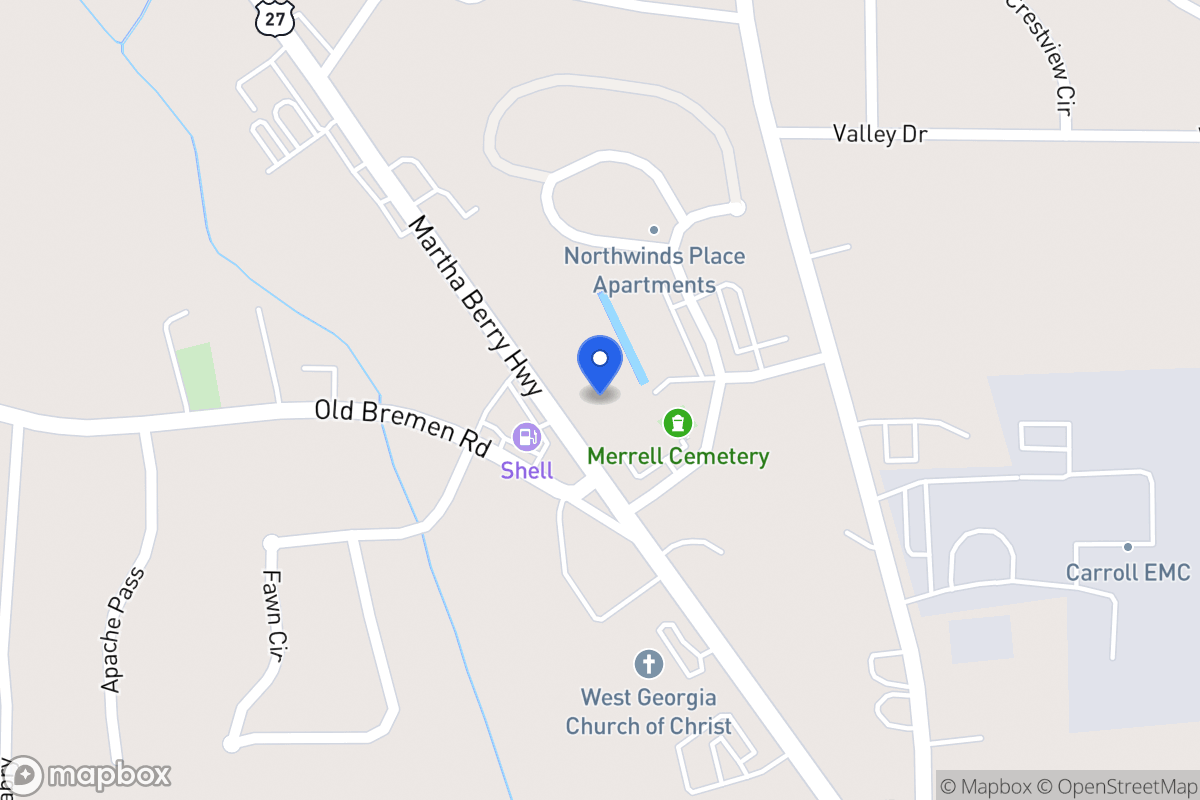 Map of 1379 N 27 Hwy