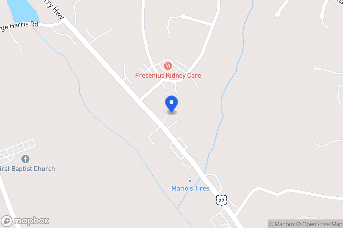 Map of 1639 N 27 Hwy