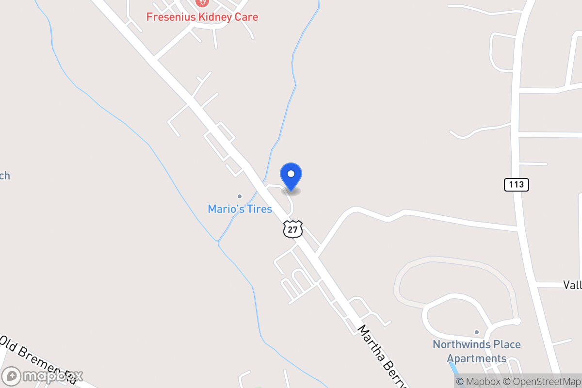 Map of 1553 N 27 Hwy