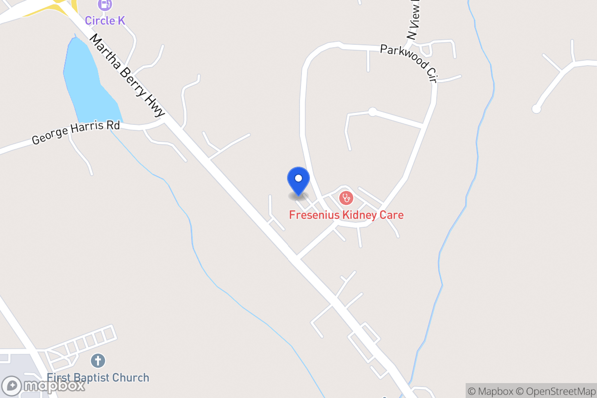 Map of Parkwood Cir