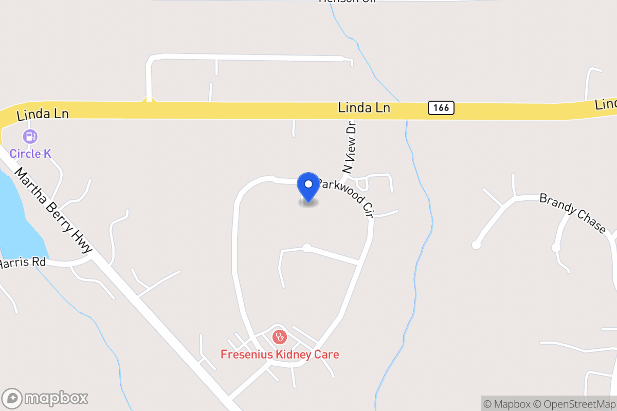 Map of 116 Parkwood Cir