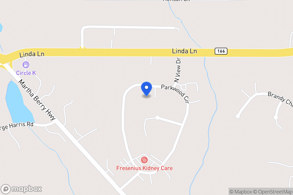 Map of 118 Parkwood Cir