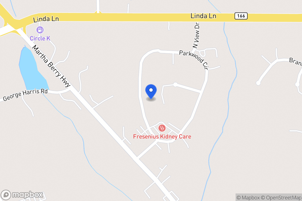 Map of 126 Parkwood Cir