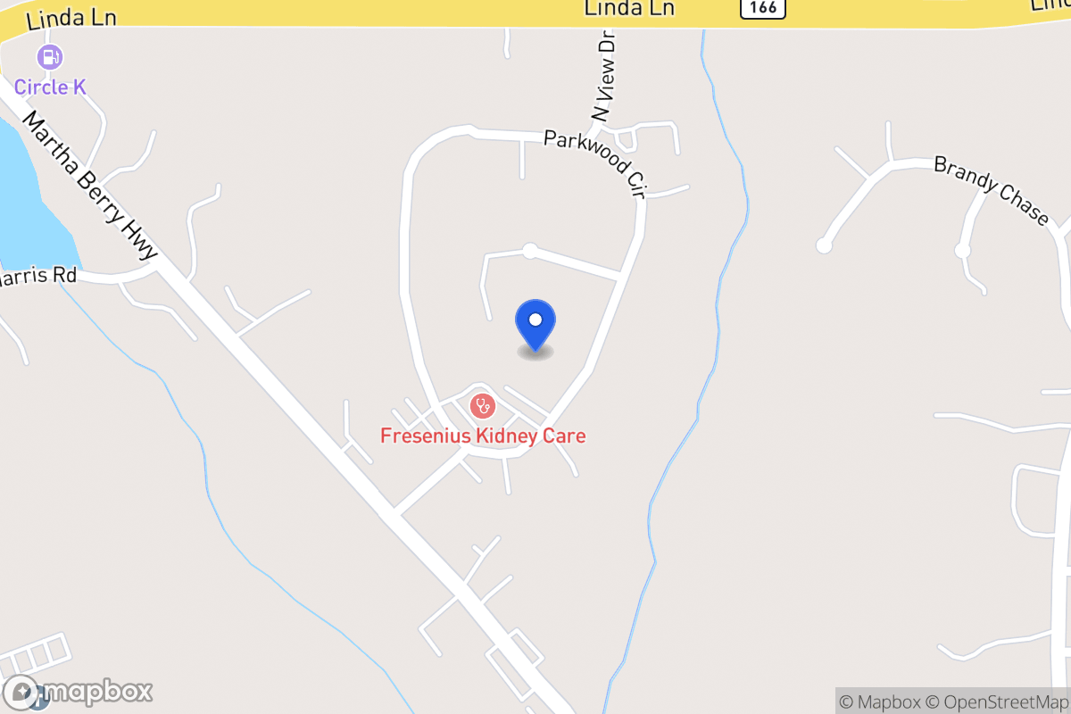 Map of 104 Parkwood Cir