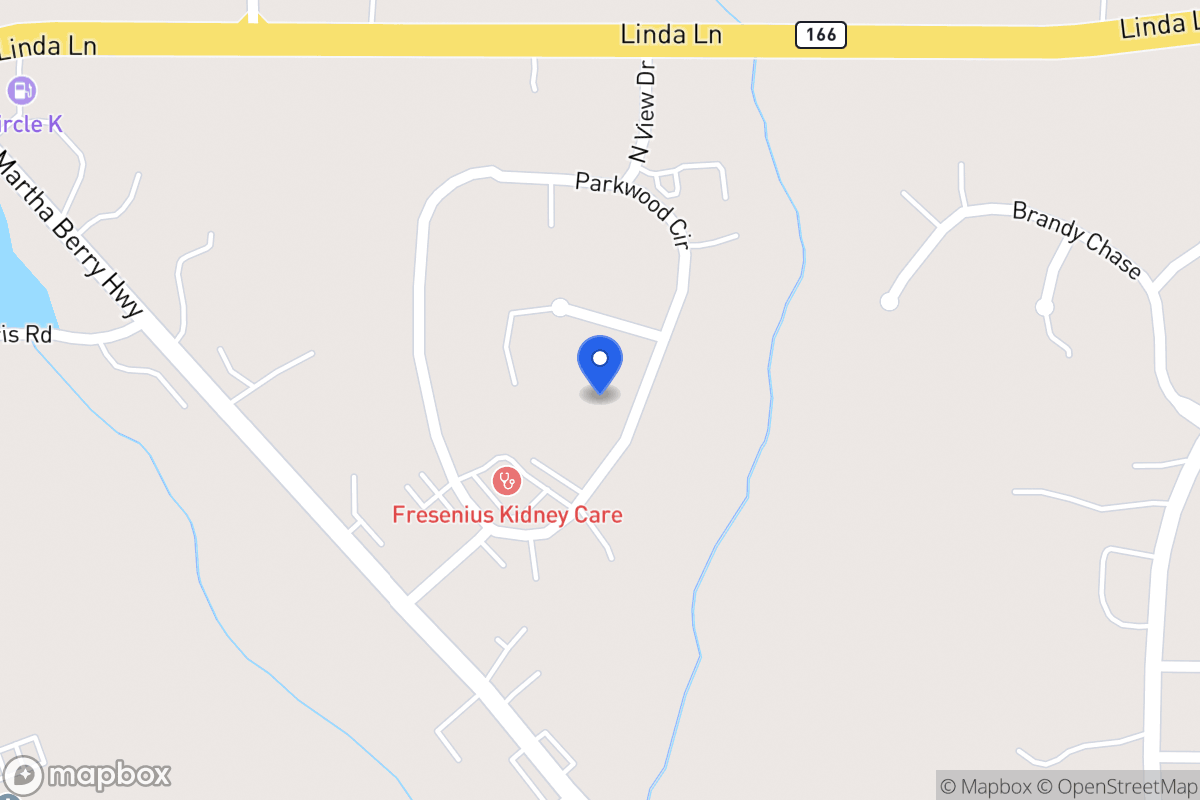 Map of 106 Parkwood Cir