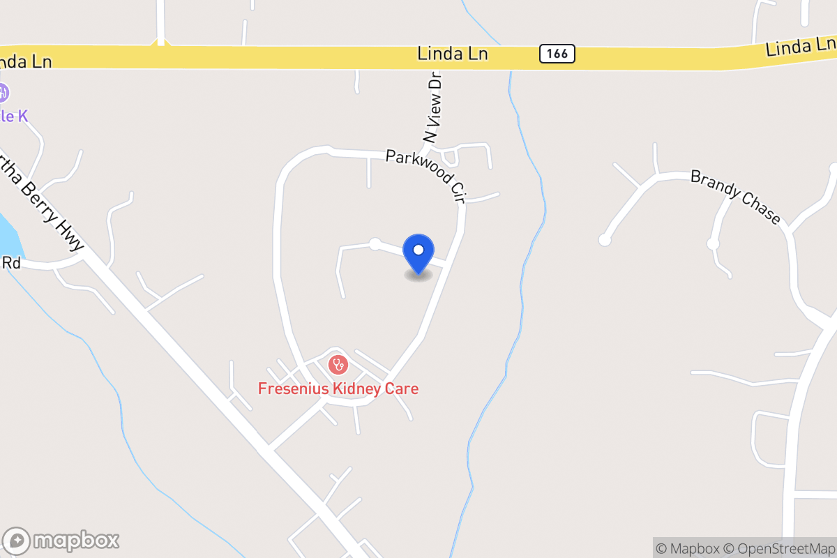 Map of 108 Parkwood Cir